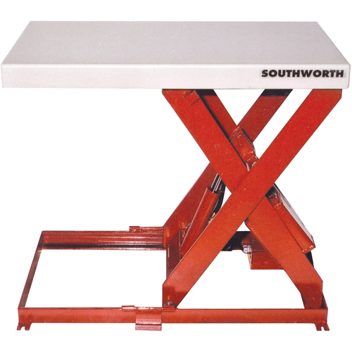 Table &eacute;l&eacute;vatrice &agrave; ciseaux, Acier, 36" lo x 20" la, Capacit&eacute; 550 lb Advanced Consulting and Training Ltd.