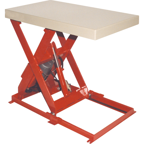 Scissor Lift Table, Steel, 36" L x 20" W, 1100 lbs. Capacity Advanced Consulting and Training Ltd.