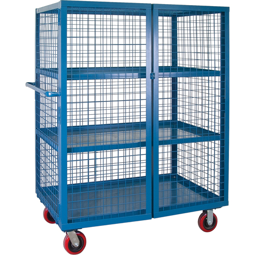 Wire Mesh Truck, 3 Tiers, 51" L x 32" W x 62.5" H, 2400 lbs. Cap. Advanced Consulting and Training Ltd.