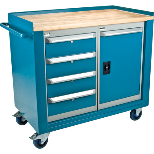Industrial Duty Mobile Service Workbenches, Wood Surface Advanced Consulting and Training Ltd.