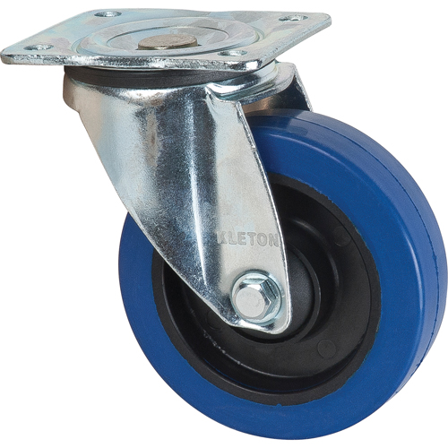 Roulette bleue, Pivotant, 5" (127 mm), Caoutchouc, 400 lb (181 kg) Advanced Consulting and Training Ltd.
