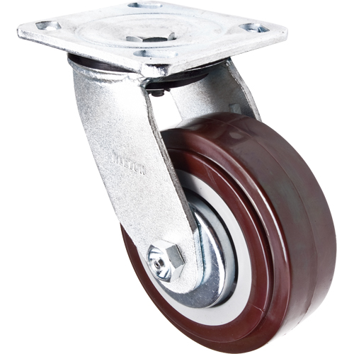 Roulette, Pivotant, 5" (127 mm), Polyur&eacute;thane, 650 lb (294 kg) Advanced Consulting and Training Ltd.