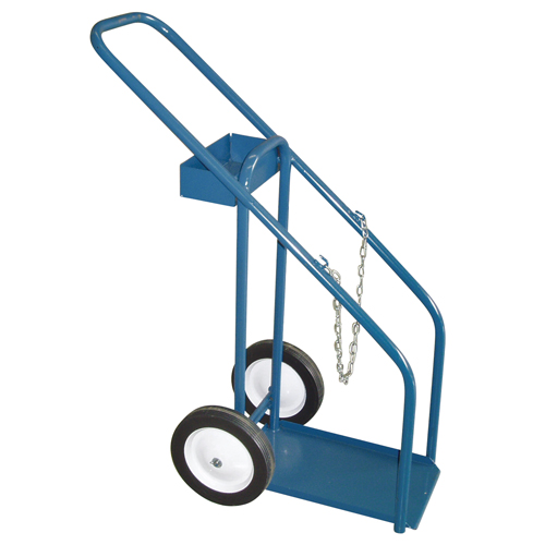 Gas Cylinder Carts, Semi-Pneumatic Wheels, 12" W x 16" L Base, 1000 lbs. Advanced Consulting and Training Ltd.