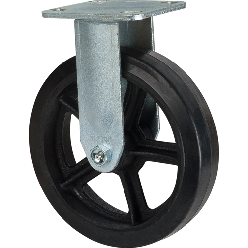 Roulette moul&eacute;, Fixe, 8" (203,2 mm), Caoutchouc, 660 lb (299 kg) Advanced Consulting and Training Ltd.