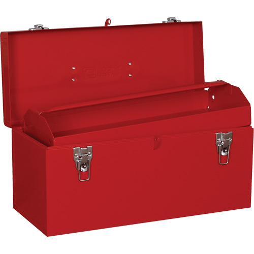 Heavy-Duty Tool Box, 8-1/2" D x 20" W x 9-1/2" H, Red Advanced Consulting and Training Ltd.