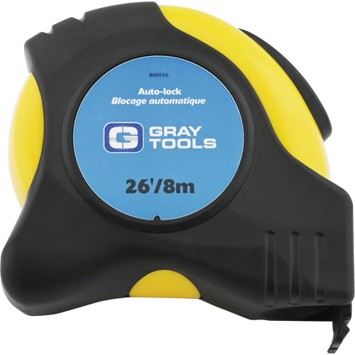 Auto-Lock Tape Measure, 1" x 26/8 m, Imperial & Metric Graduations Advanced Consulting and Training Ltd.