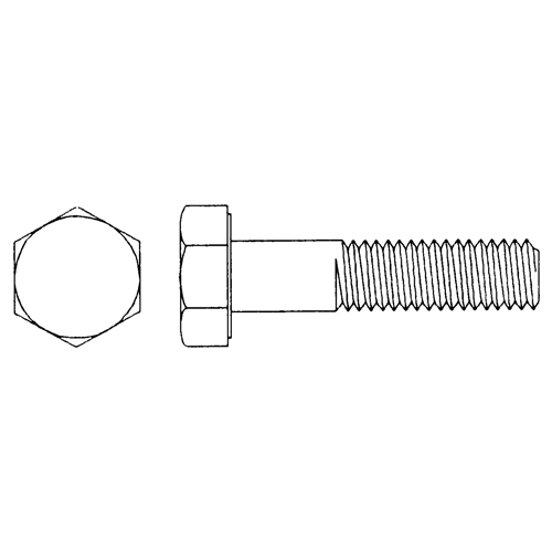 Vis d'assemblage &agrave; t&ecirc;te hexagonale, 3/4"-10 dia., 4" lo, Ordinaire, Cors&eacute;, Grade 5 Advanced Consulting and Training Ltd.