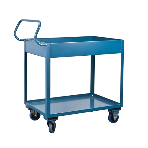 Deep Lipped Service Cart, 2 Tiers, 24" W x 47" H x 36" D, 1200 lbs. Capacity Advanced Consulting and Training Ltd.