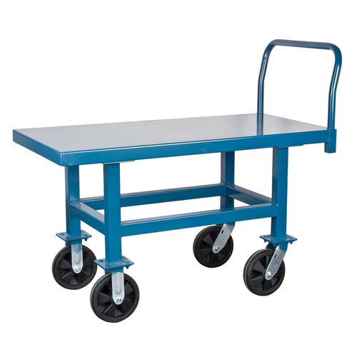 Elevated Platform Trucks, 60" L x 30" W, 2000 lbs. Capacity, Nylon Casters Advanced Consulting and Training Ltd.