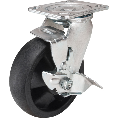 Hi-Temp Caster, Swivel with Brake, 6" (152.4 mm), Nylon, 880 lbs. (399 kg.) Advanced Consulting and Training Ltd.