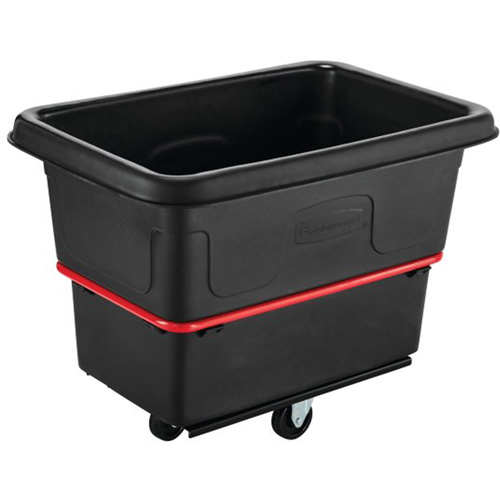 Heavy-Duty Utility Truck, Black Recycled Plastic, 26"/38-3/8" L x 26"/38-2/5" W x 28-1/4"/28-3-10" H, 8 cu. Ft. Volume, 700 lbs. Capacity Advanced Consulting and Training Ltd.