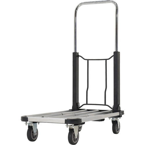 Chariot &agrave; plateforme repliable, Acier inoxydable, 300 lb, 28" lo x 16" la, Hauteur 33-1/2" Advanced Consulting and Training Ltd.