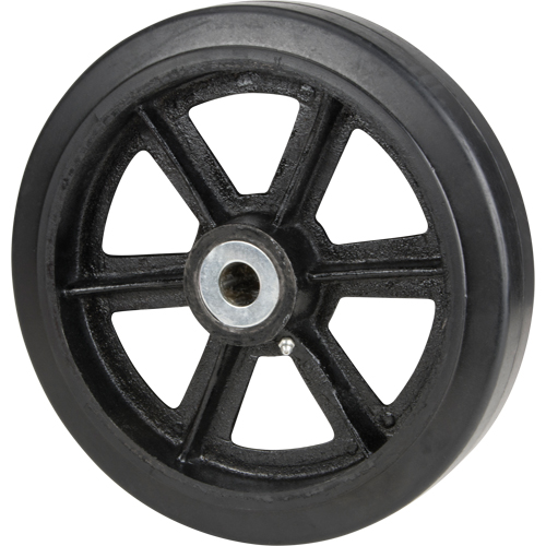 Roulettes en caoutchouc moul&eacute;, 6" (152,4 mm) dia. x 2" (50,8 mm) la, Capacit&eacute; de 500 lb (226,796 kg) Advanced Consulting and Training Ltd.