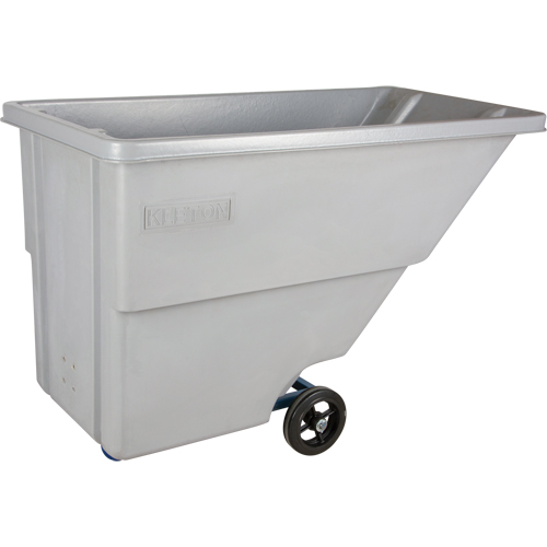 Chariot basculeur en acier, Poly&eacute;thyl&egrave;ne, 0,625 vg³, Capacit&eacute; de charge de 500 lb Advanced Consulting and Training Ltd.