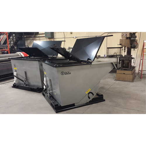 Couvercle en acier pour conteneur autobasculeur Advanced Consulting and Training Ltd.
