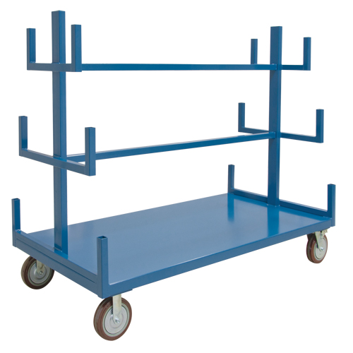 Support mobile pour tuyaux & barres, Acier, 72" la x 36" p x 60" h, Capacit&eacute; de 3000 lb Advanced Consulting and Training Ltd.