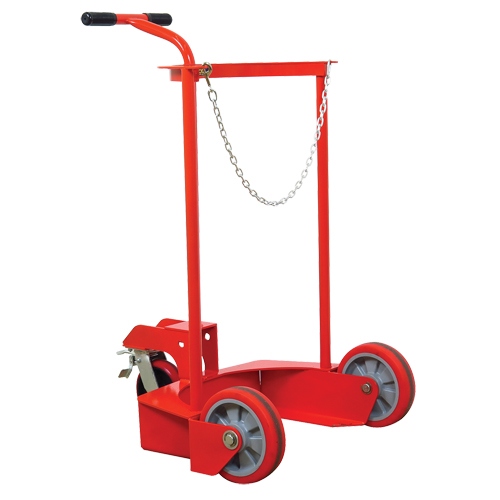 Large Liquid Gas Cylinder Truck LCC, Polyurethane Wheels, 20" W x 20" D Base, 1000 lbs. Advanced Consulting and Training Ltd.
