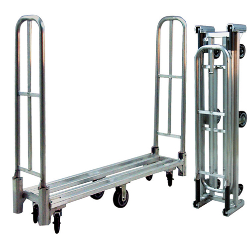 Aluminum U-Boat Folding Utility Cart, 16" W x 60" L, 1500 lbs. Cap., Polyurethane Wheels Advanced Consulting and Training Ltd.