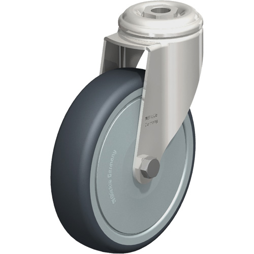 Stainless Steel Thermoplastic Elastomer Caster, Swivel, 5" (127 mm) Dia., 265 lbs. (120 kg.) Capacity Advanced Consulting and Training Ltd.