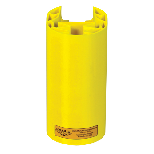Polyethylene Rack Guard, 5" W x 6" L x 8" H, Yellow Advanced Consulting and Training Ltd.