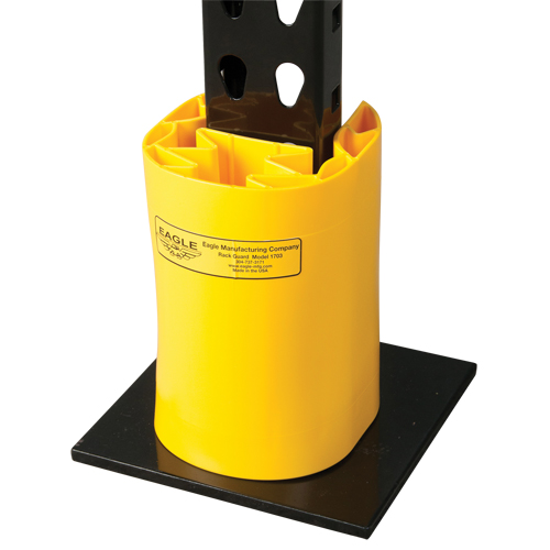 Polyethylene Rack Guard, 5" W x 6" L x 8" H, Yellow Advanced Consulting and Training Ltd.