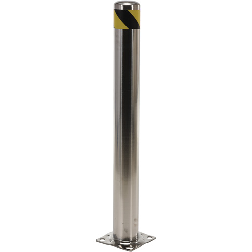 Butoir de s&eacute;curit&eacute;, Acier inoxydable, 42" h x 8" la, Argent Advanced Consulting and Training Ltd.