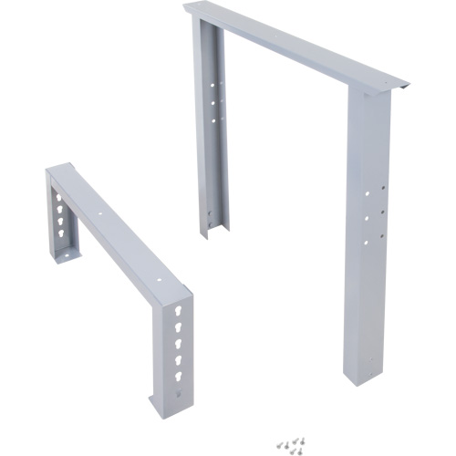Pattes d'&eacute;tabli pour service industriel, Acier, 30" p x 34" h, Simple Advanced Consulting and Training Ltd.