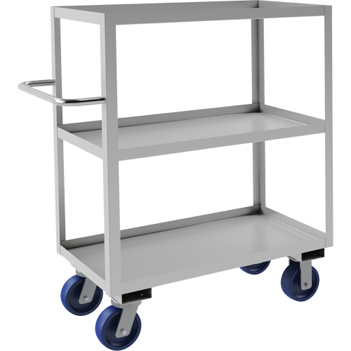 Chariot avec tablettes de calibre industriel, 3 Tiers, 18-1/8" la x 47" h x 42" p, Capacit&eacute; 1200 lb Advanced Consulting and Training Ltd.