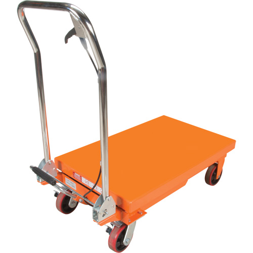 Table &eacute;l&eacute;vatrice &agrave; ciseaux hydraulique, 32" lo x 19-3/4" la, Acier, Capacit&eacute; 1100 lb Advanced Consulting and Training Ltd.