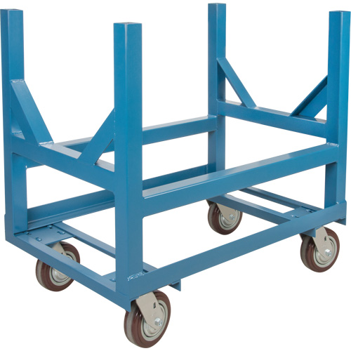 Pipe & Bar Cradle Truck, 48" L x 24" W x 34" H, 2500 lbs. Capacity, Polyurethane Wheels Advanced Consulting and Training Ltd.