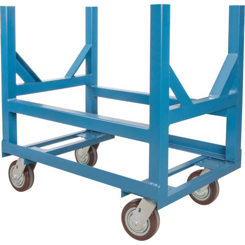 Pipe & Bar Cradle Truck, 48" L x 24" W x 34" H, 2500 lbs. Capacity, Polyurethane Wheels Advanced Consulting and Training Ltd.
