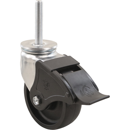 Roulette Emaxx RollX, Pivotant avec frein, Diam&egrave;tre 8" (203,2 mm), Capacit&eacute; 1200 lb (544,3 kg) Advanced Consulting and Training Ltd.