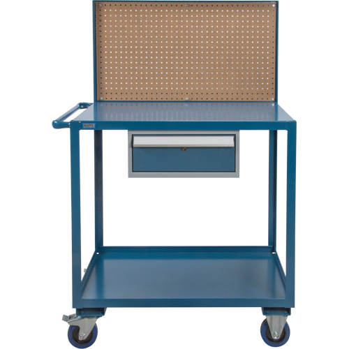 Chariot de service mobile, 2 Tiers, 24" la x 57" h x 40" p, Capacit&eacute; 1200 lb Advanced Consulting and Training Ltd.