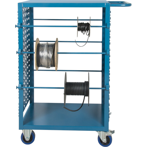 Chariot mobile pour mat&eacute;riaux bobin&eacute;s, Acier, 6 Montants, 21" la x 48" h x 38" p, Capacit&eacute; de 1200 lb Advanced Consulting and Training Ltd.