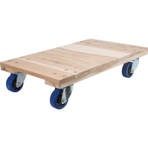 Socles roulants en bois franc pour usage intensif, Roues en Caoutchouc, Capacit&eacute; de 1400 lb, 18" la x 24" p x 7" h Advanced Consulting and Training Ltd.