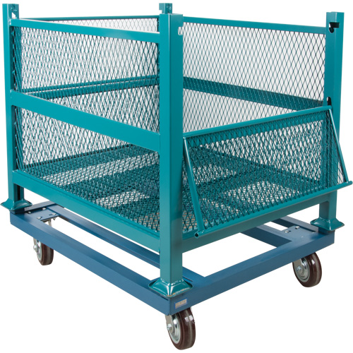 Socle roulant pour contenant ouvert en maille, 40,5" la x 34-1/2" p x 10" h, Capacit&eacute; de 3000 lb Advanced Consulting and Training Ltd.