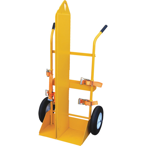 Welding Cylinder Torch Cart, Foam-Filled Wheels, 23-1/8" W x 22-13/16" L Base, 500 lbs. Advanced Consulting and Training Ltd.