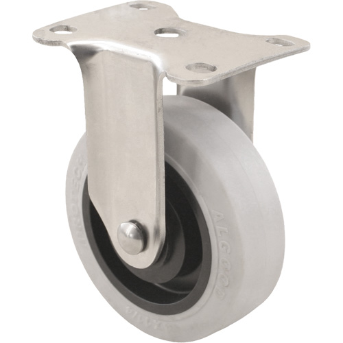 2309 Caster, Rigid, 4" (101.6 mm), Envirothane Grey, 350 lbs. (158.8 kg.) Advanced Consulting and Training Ltd.
