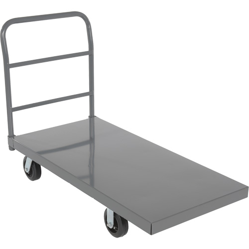 Platform Truck, 48" L x 24" W, 2000 lbs. Capacity, Rubber Casters Advanced Consulting and Training Ltd.