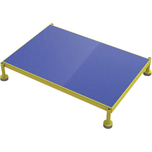 Adjustable Height One-Step Work Platform, 24" W x 36" D, 800 lbs. Capacity, All-Welded Advanced Consulting and Training Ltd.