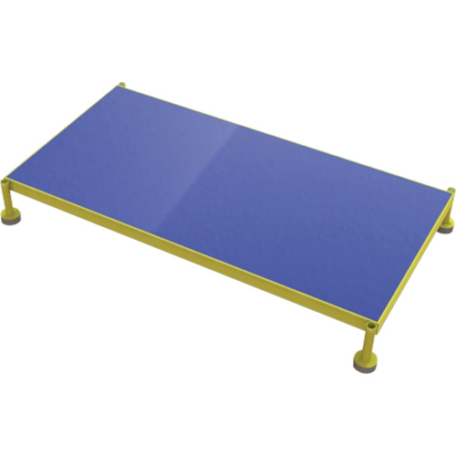 Adjustable Height One-Step Work Platform, 24" W x 48" D, 800 lbs. Capacity, All-Welded Advanced Consulting and Training Ltd.