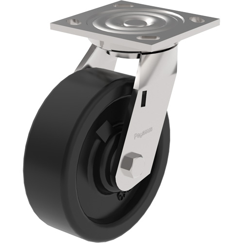 21 Series Medium-Duty Caster, Rigid, 8" (203.2 mm), Phenolic, 1250 lbs. (567 kg.) Advanced Consulting and Training Ltd.