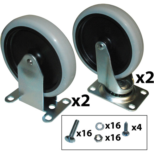 Utility Cart Caster Kit Advanced Consulting and Training Ltd.