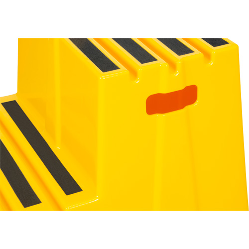 Industrial Step Stool, 2 Steps, 26" x 22-7/16" x 19-11/16" High Advanced Consulting and Training Ltd.