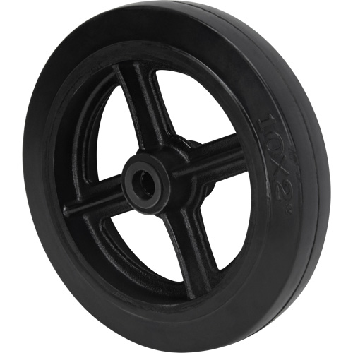 Mold-On Rubber Wheel, 10" (254 mm) Dia. x 2" (50.8 mm) W, 948 lbs. (430 kg) Capacity Advanced Consulting and Training Ltd.