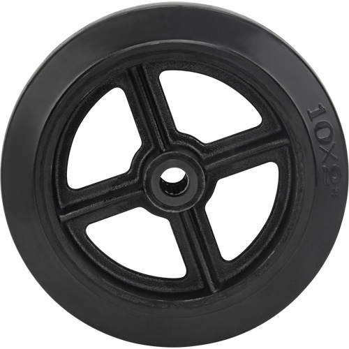 Mold-On Rubber Wheel, 10" (254 mm) Dia. x 2" (50.8 mm) W, 948 lbs. (430 kg) Capacity Advanced Consulting and Training Ltd.