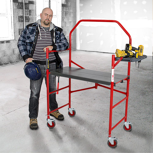 Buildman Portable Scaffold, 40-5/8" D x 4' H Advanced Consulting and Training Ltd.