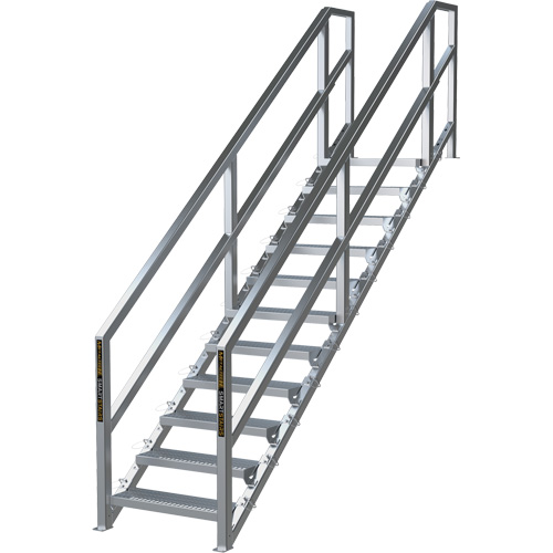 Syst&egrave;me d'escalier modulaire pour la construction de 11-16 marches SmartStairs, 120" ha Advanced Consulting and Training Ltd.
