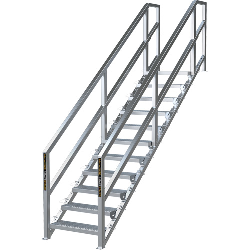 Syst&egrave;me d'escalier modulaire pour la construction de 11-16 marches SmartStairs, 120" ha Advanced Consulting and Training Ltd.
