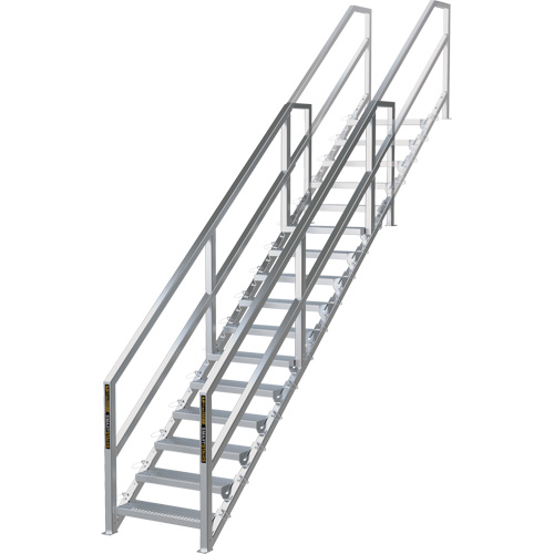 Syst&egrave;me d'escalier modulaire pour la construction de 11-16 marches SmartStairs, 120" ha Advanced Consulting and Training Ltd.